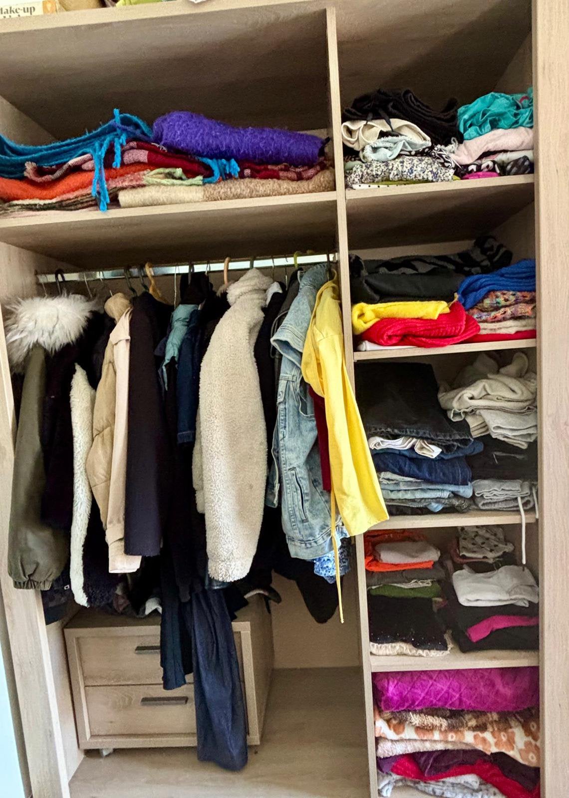 Garde de robe, 100 tot 150 cm, Eikenhout, Ophalen of Verzenden, Zo goed als nieuw