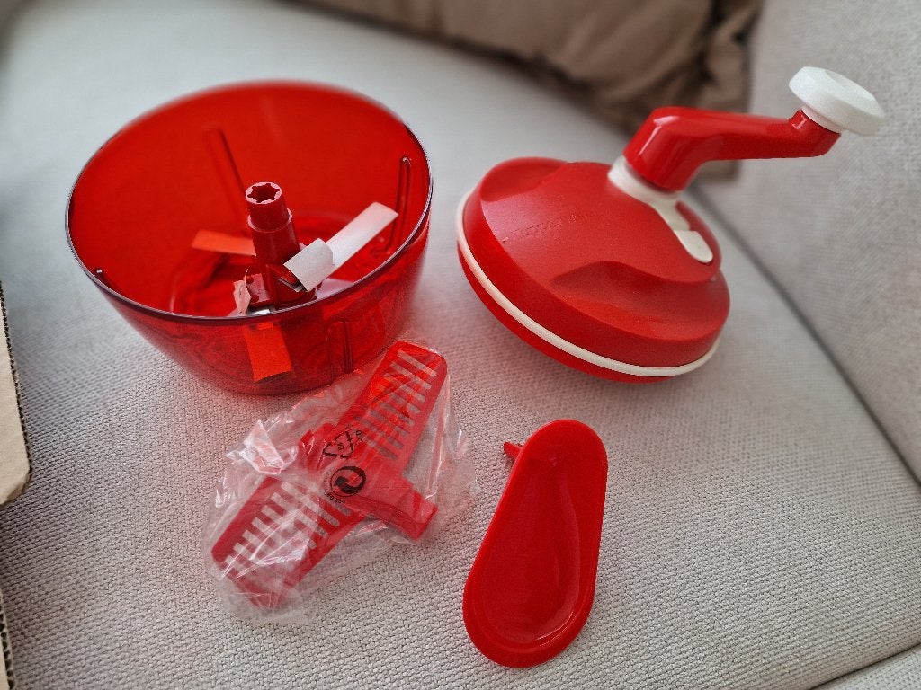 TUPPRRWARE Rode quick chef Iii, Maison & Meubles, Enlèvement, Comme neuf, Rouge