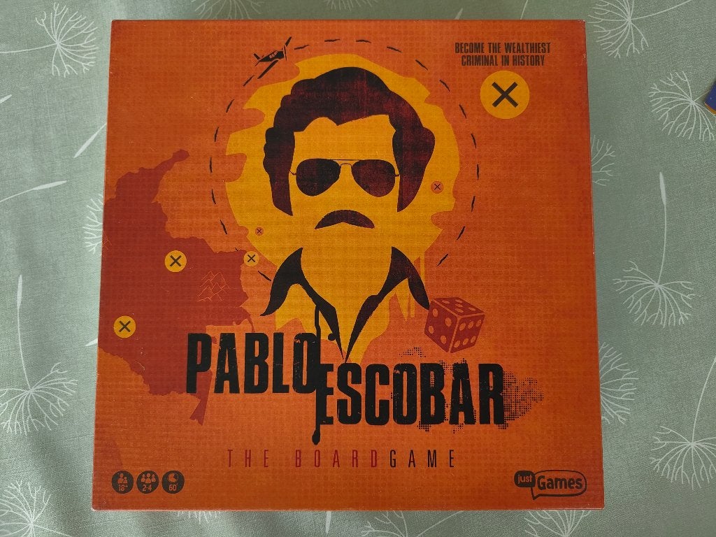 Bordspel "Pablo Escobar", Een of twee spelers, Ophalen of Verzenden, Zo goed als nieuw, Just Games