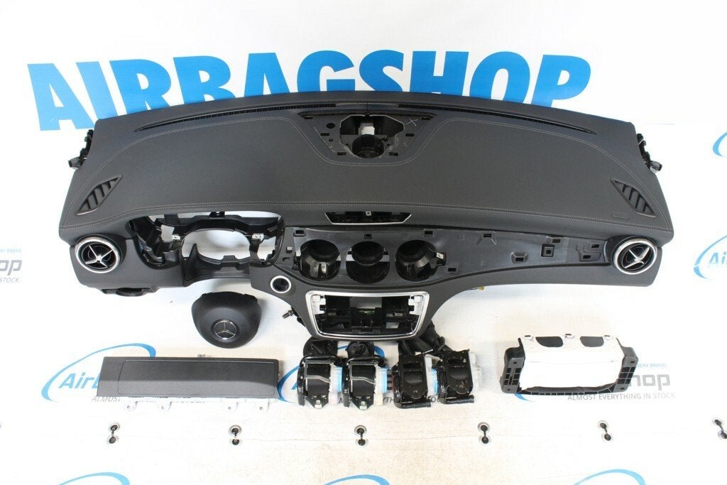 Airbag kit Tableau de bord cuir Mercedes CLA