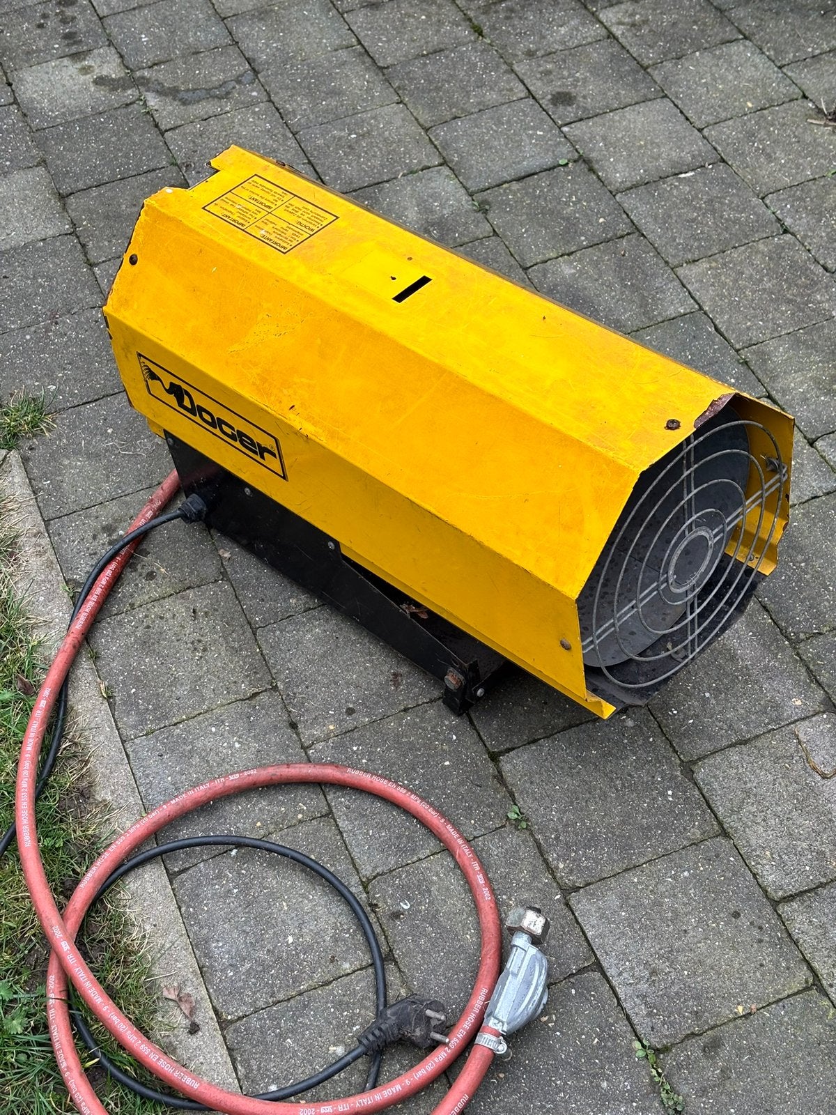 propaangas heteluchtkanon, Doe-het-zelf en Bouw, Ophalen, Gebruikt
