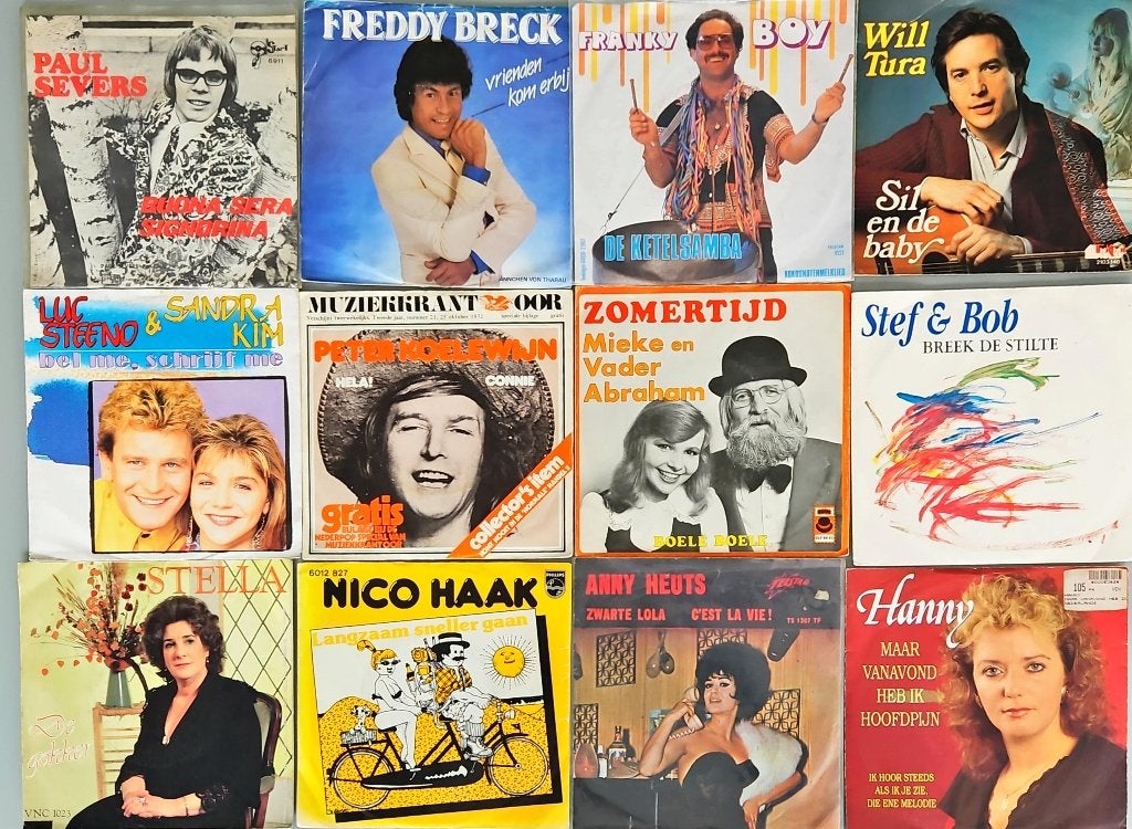 750 Nederlandstalige singles, Gebruikt, Fotohoes, 7 inch, Ophalen of Verzenden