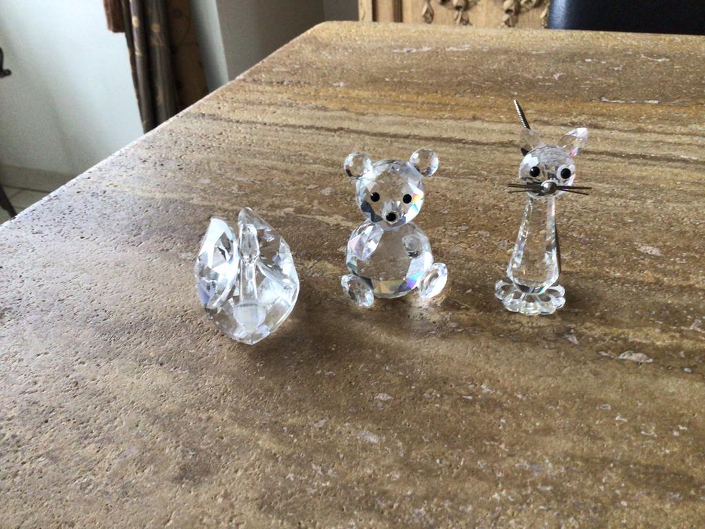 Swarovski 3stukjes, Verzamelen, Ophalen, Zo goed als nieuw