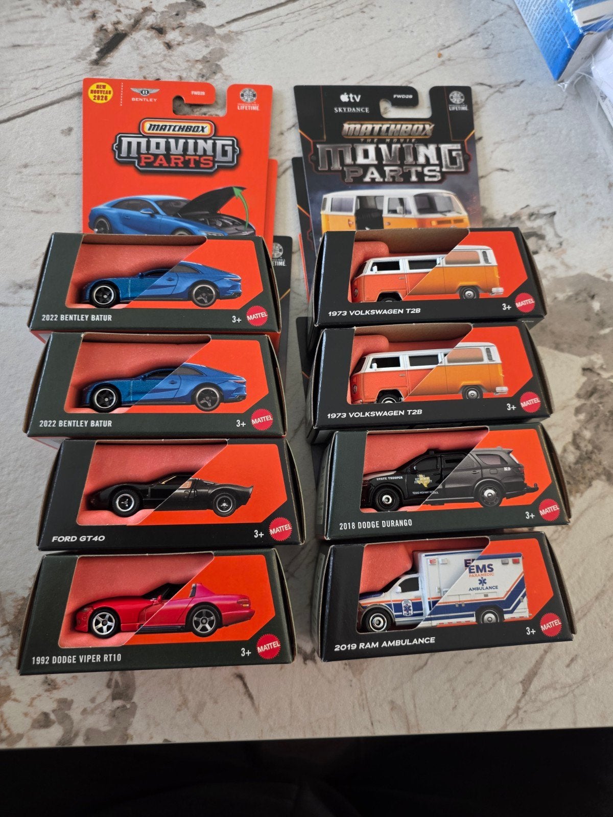 matchbox moving parts set, Ophalen of Verzenden