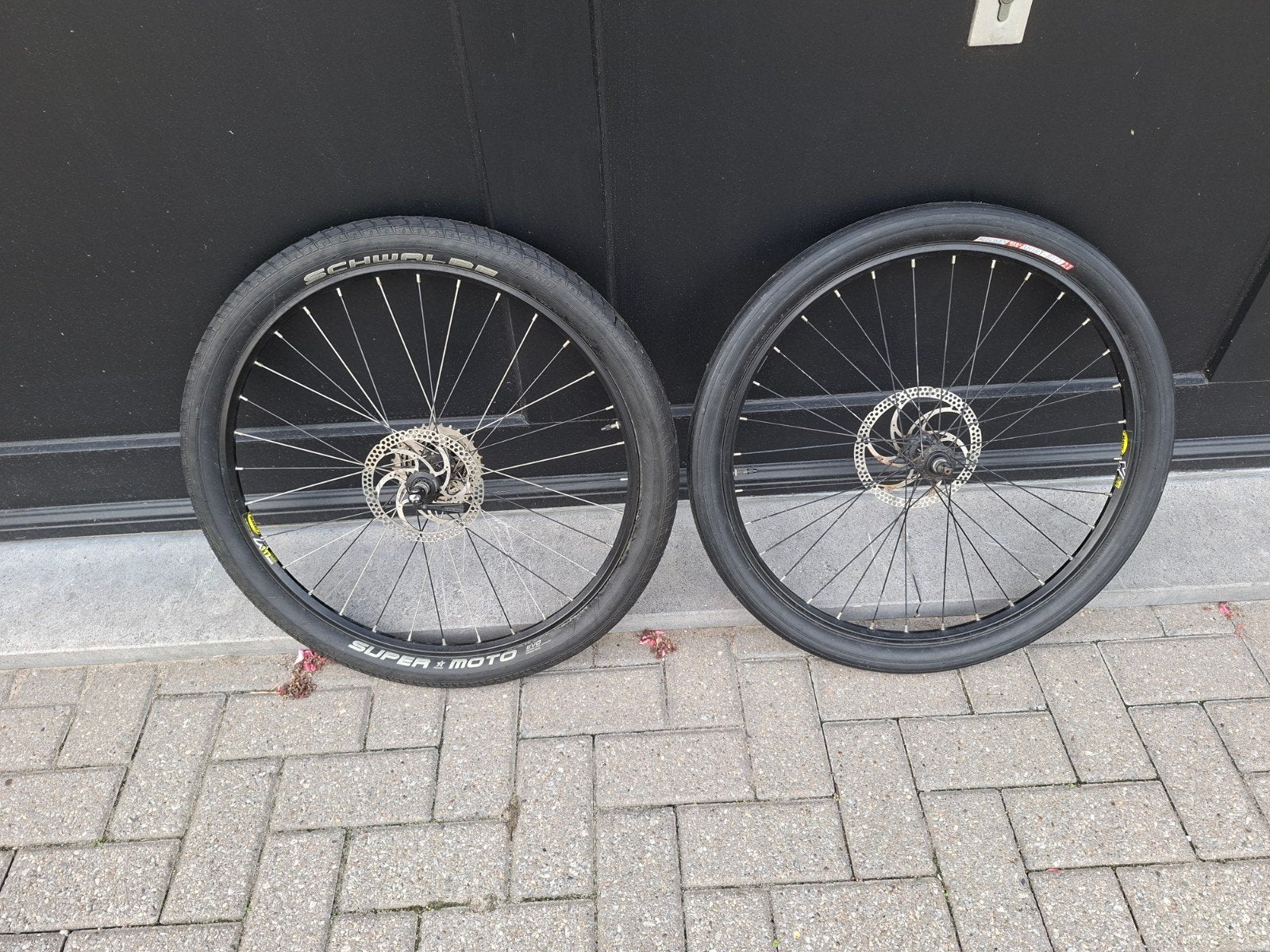 Roue avant et arrière Mavic M117 disc x Shimano Deore XT, Vélos & Vélomoteurs, Shimano deore XT, Mountainbike, Comme neuf, Enlèvement