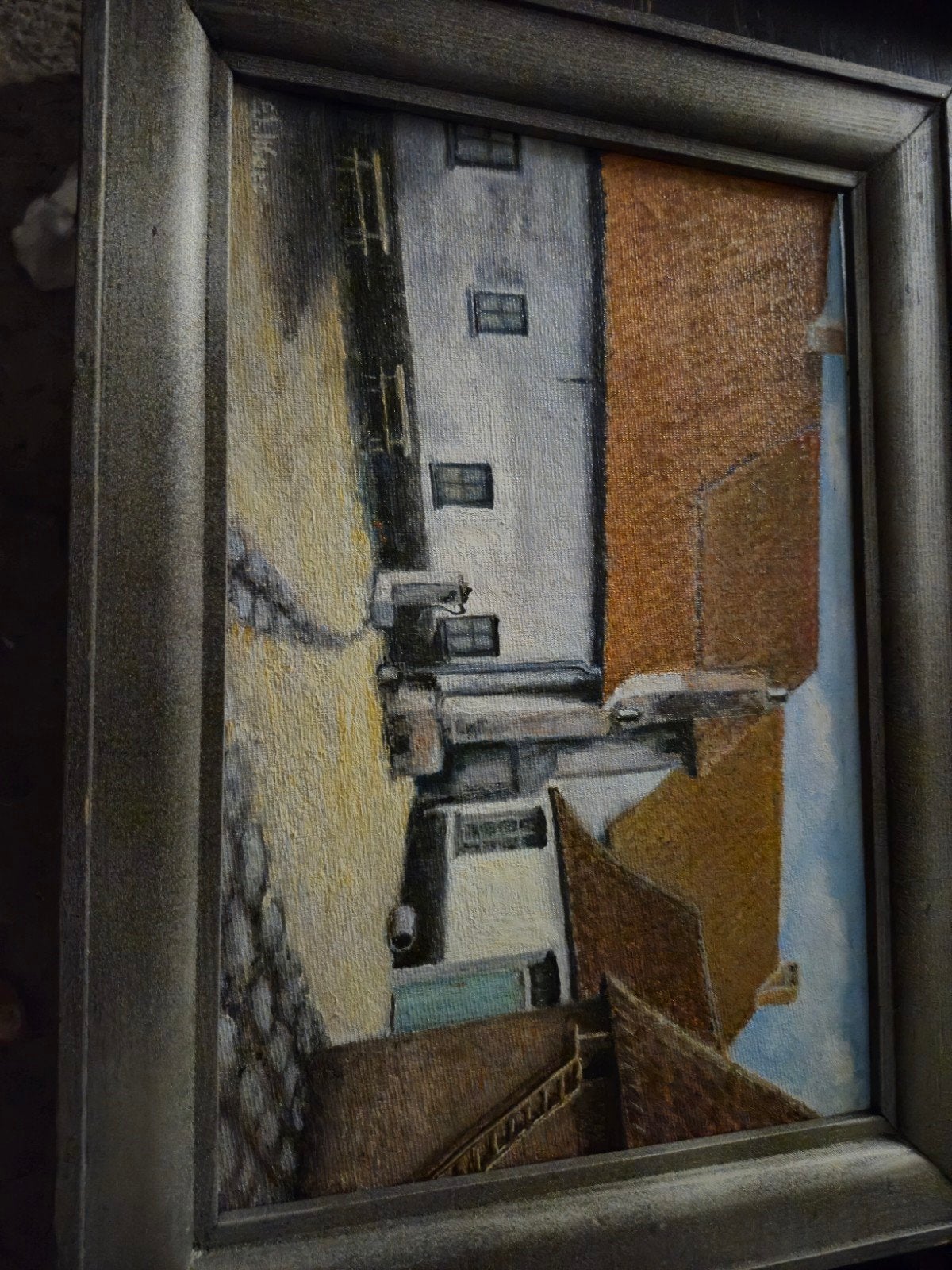 hoeve heideken, Antiek en Kunst, Kunst | Schilderijen | Klassiek, Ophalen of Verzenden, Impressionistisch, Olieverf, Doek
