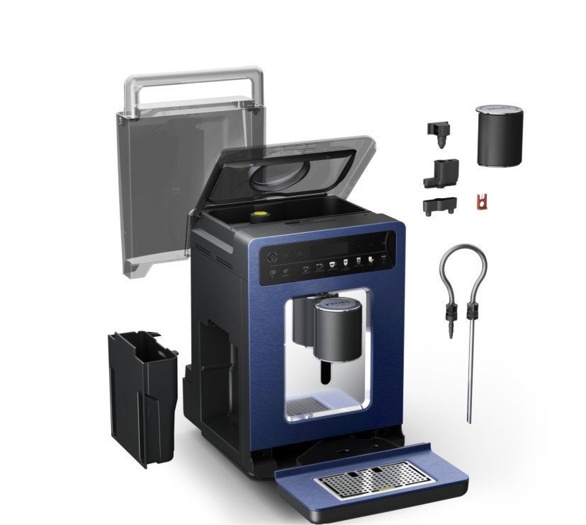 Krups Evidence by Wilmotte volautomatische espressomachine, Neuf, Machine à espresso, Réservoir d'eau amovible, 2 à 4 tasses