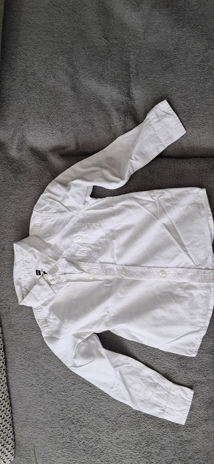 wit katoenen hemd, Nieuw, Ophalen of Verzenden, Shirt of Longsleeve, Hema