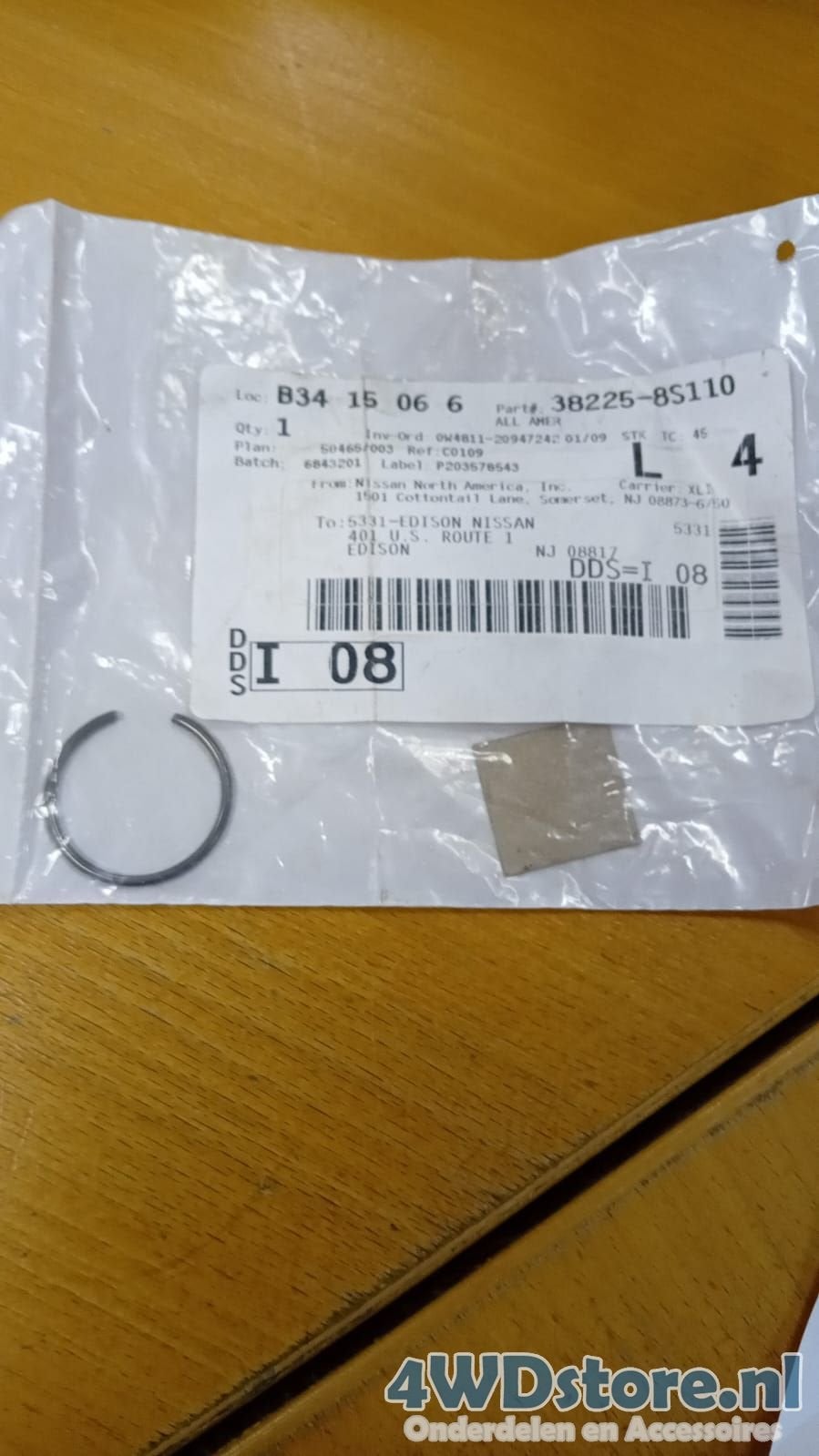 BORGRING LAGER 382258S110, -, Utilisé, -, -