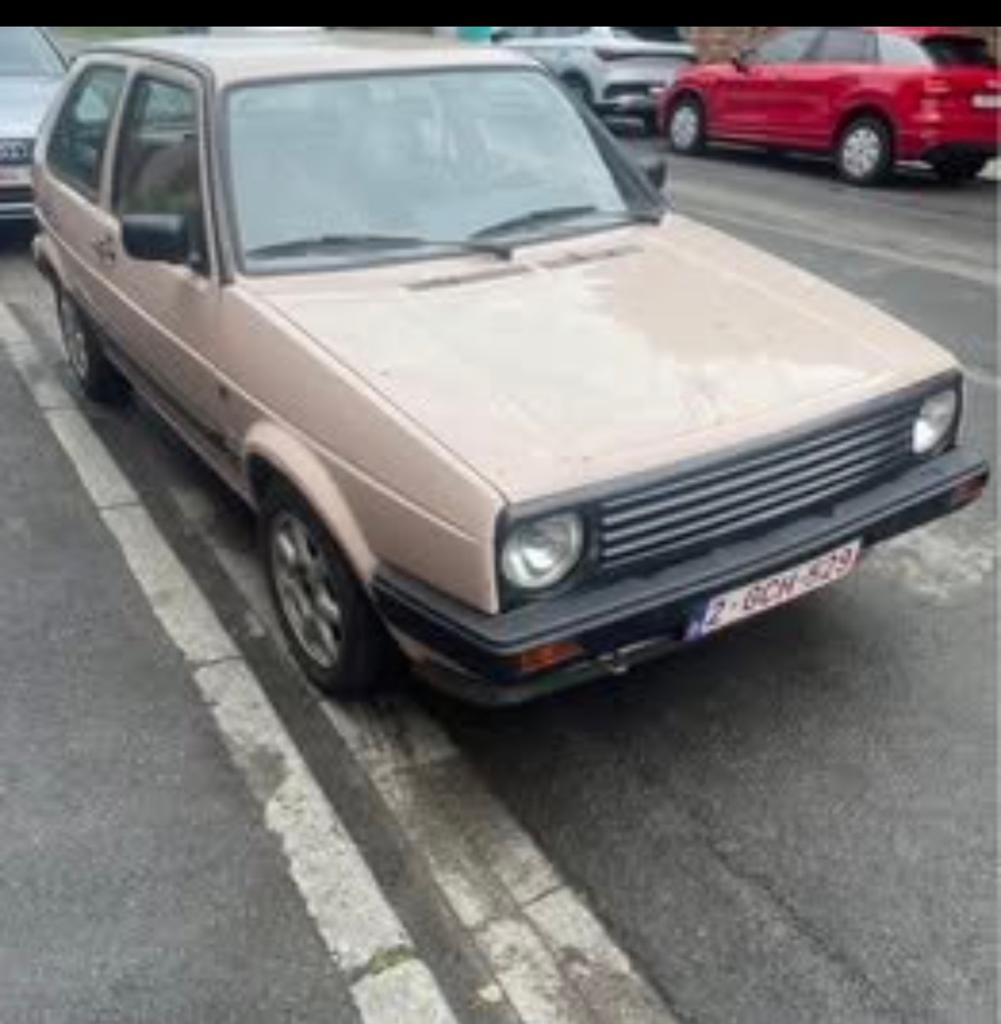 Volkswagen golf 2 1986, Autos, Volkswagen, Achat, Boîte manuelle, Beige, 3 portes