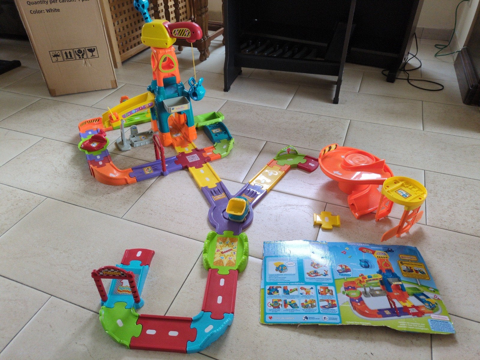 Bouwplaats VTech met extra stukken van andere sets, Kinderen en Baby's, Ophalen