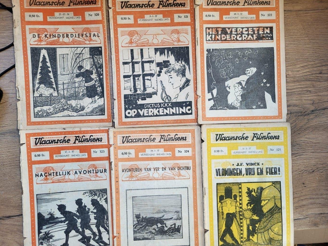 Vlaamsche Filmkens - Groot formaat - 1937, Ophalen of Verzenden, Gelezen