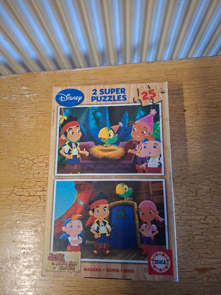 Puzzel piraat Jake, 4 à 6 ans, Enlèvement ou Envoi, Comme neuf, 10 à 50 pièces