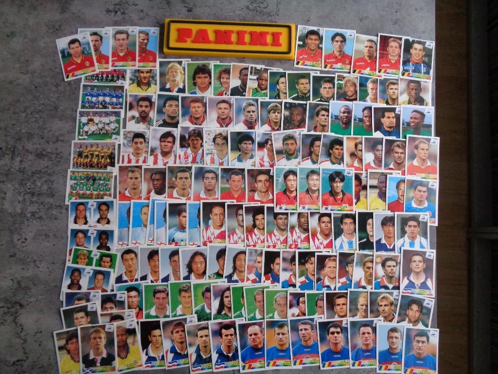 PANINI WORLD CUP FRANCE 98 losse stickers  134X, Envoi, Neuf