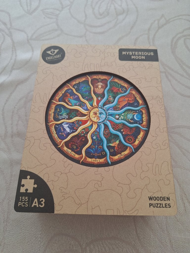 Puzzel hout 155 stuks A3, Ophalen, Minder dan 500 stukjes, Zo goed als nieuw, Legpuzzel