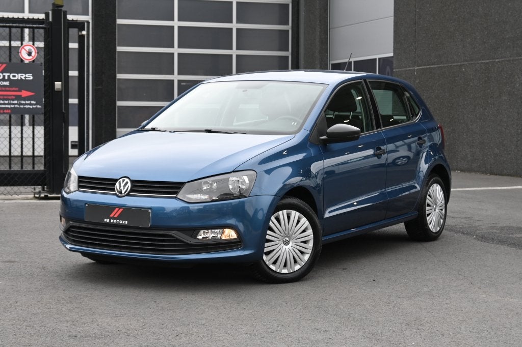 Volkswagen Polo 1.0Trendline, Auto's, Voorwielaandrijving, USB, Stof, Blauw
