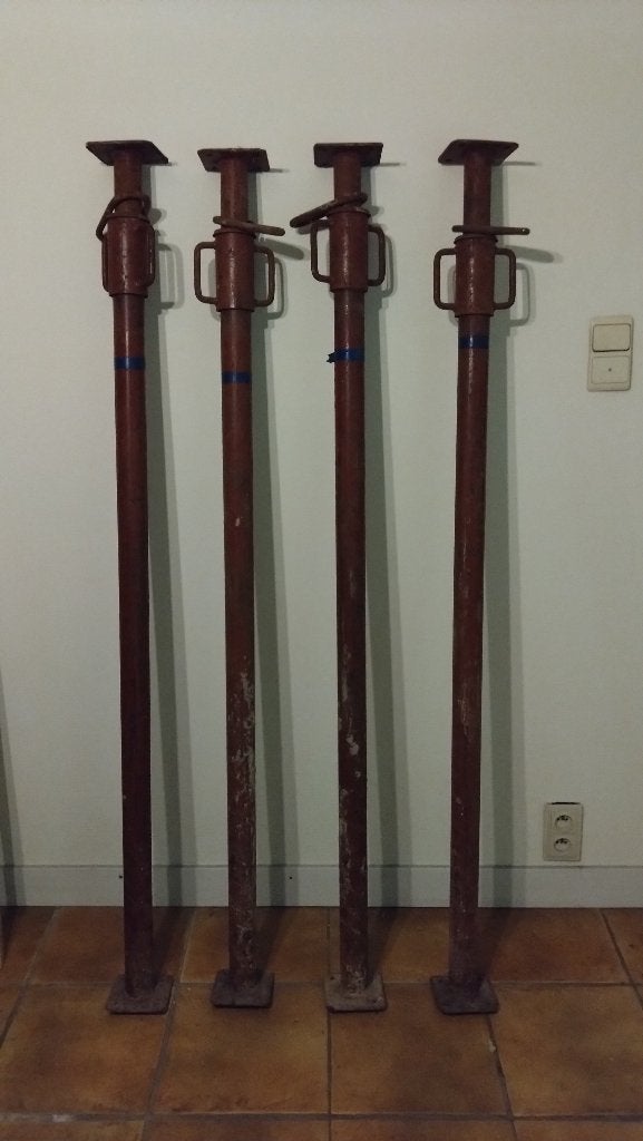 Metsersschoor stutpaal 160 - 290 cm, Ophalen, Gebruikt