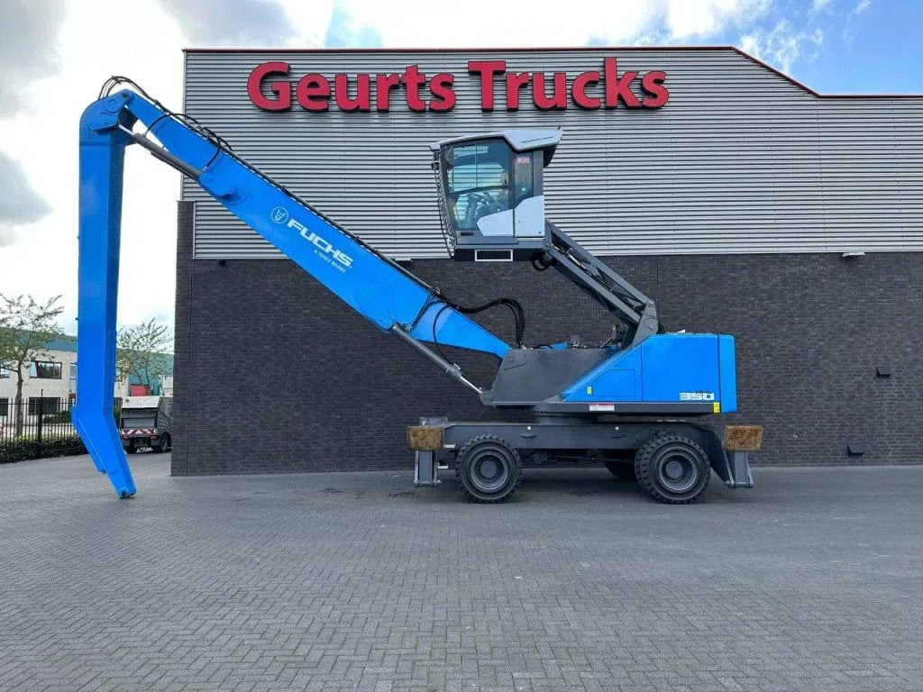Fuchs MHL 350 MATERIAL HANDLER/UMSCHLAGBAGGER/OVERSLAGKRAAN, Zakelijke goederen, Kraan