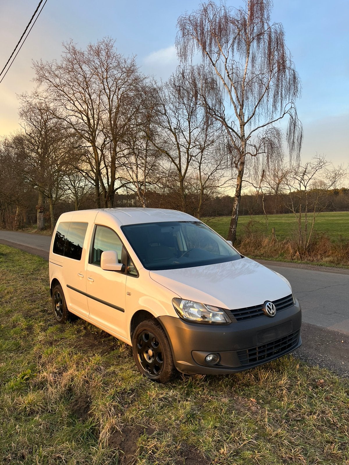 Vw caddy ecofuel met 5 zitplaatsen, Auto's, Voorwielaandrijving, Euro 5, Stof, 4 cilinders