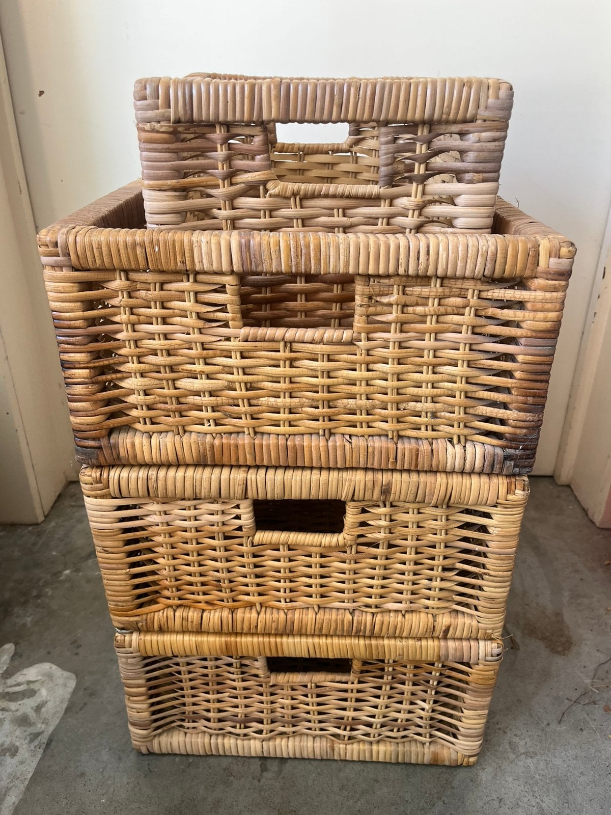 Paniers en osier, Maison & Meubles, Accessoires pour la Maison | Plataux & Paniers, Enlèvement, Utilisé