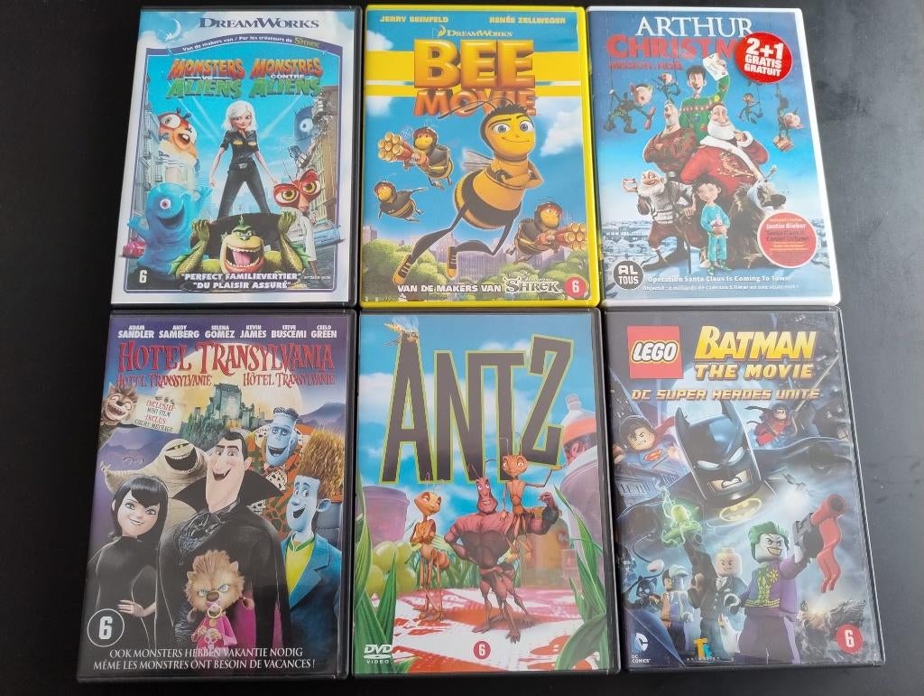 DVD Lot 11 Kinderfilms, Ophalen, Gebruikt, Overige genres, Vanaf 6 jaar