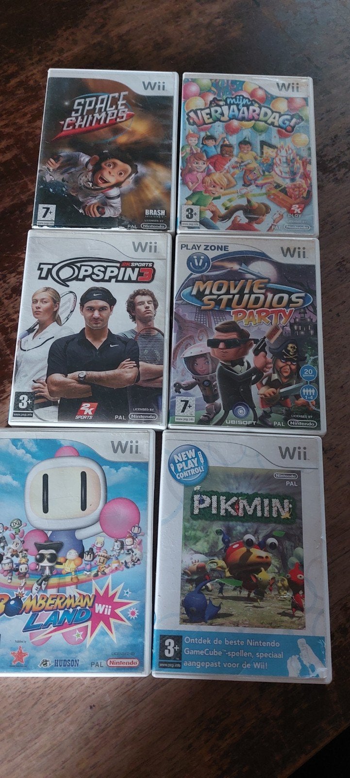 Wii games 6 stuks, Consoles de jeu & Jeux vidéo, Enlèvement ou Envoi, Autres genres