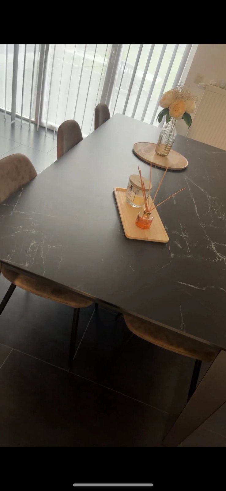 Table en céramique 200x100cm, Huis en Inrichting, Tafels | Eettafels, Zo goed als nieuw, Ophalen