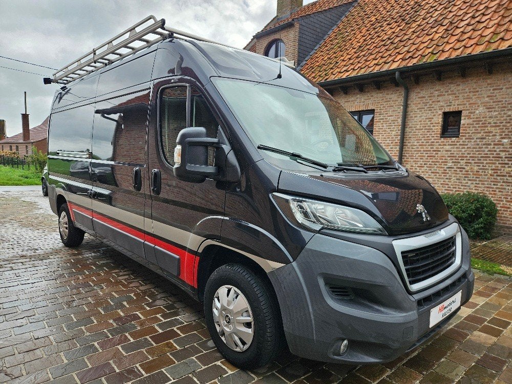 Peugeot Boxer 2.0HDI 163PK L3H2 NAVI AIRCO PDC 13182 EX BTW, Voorwielaandrijving, Stof, Used 1. Bestelwagens met ervaring., 4 cilinders