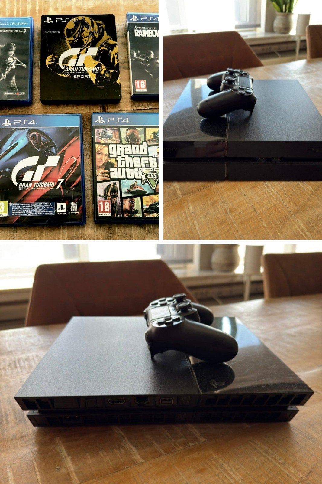 PS4 Playstation pro 500 Go avec câbles et 5 jeux, 100% ok., Consoles de jeu & Jeux vidéo, 500 GB, Enlèvement ou Envoi, Avec 1 manette