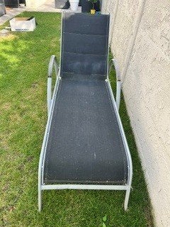 ligstoel, Tuin en Terras, Ophalen, Gebruikt, Aluminium