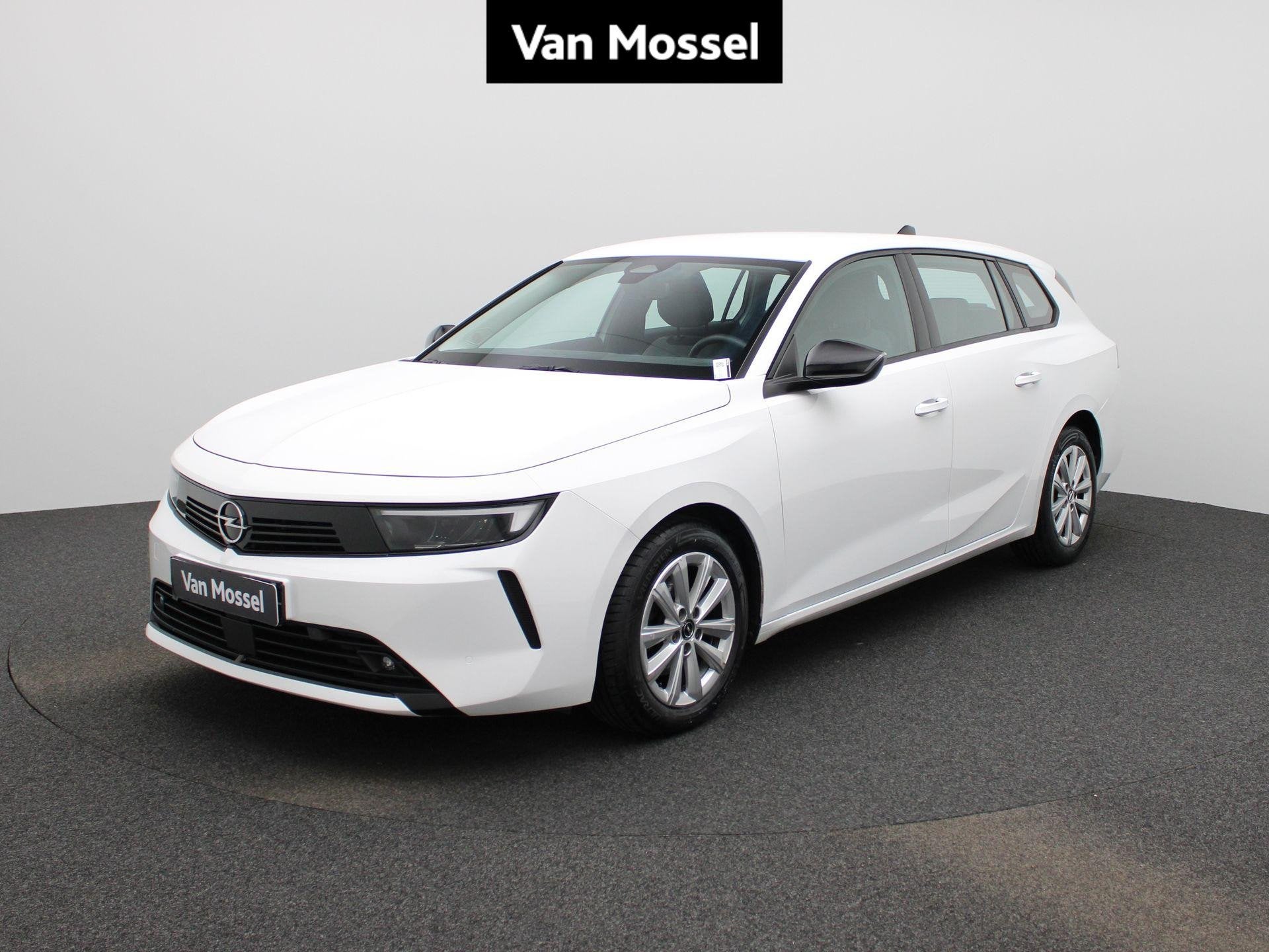 Opel Astra Sports Tourer 1.2 Turbo CAMERA | CARPLAY | LED, Auto's, Stof, Gebruikt, Automatische klimaatregeling, Wit