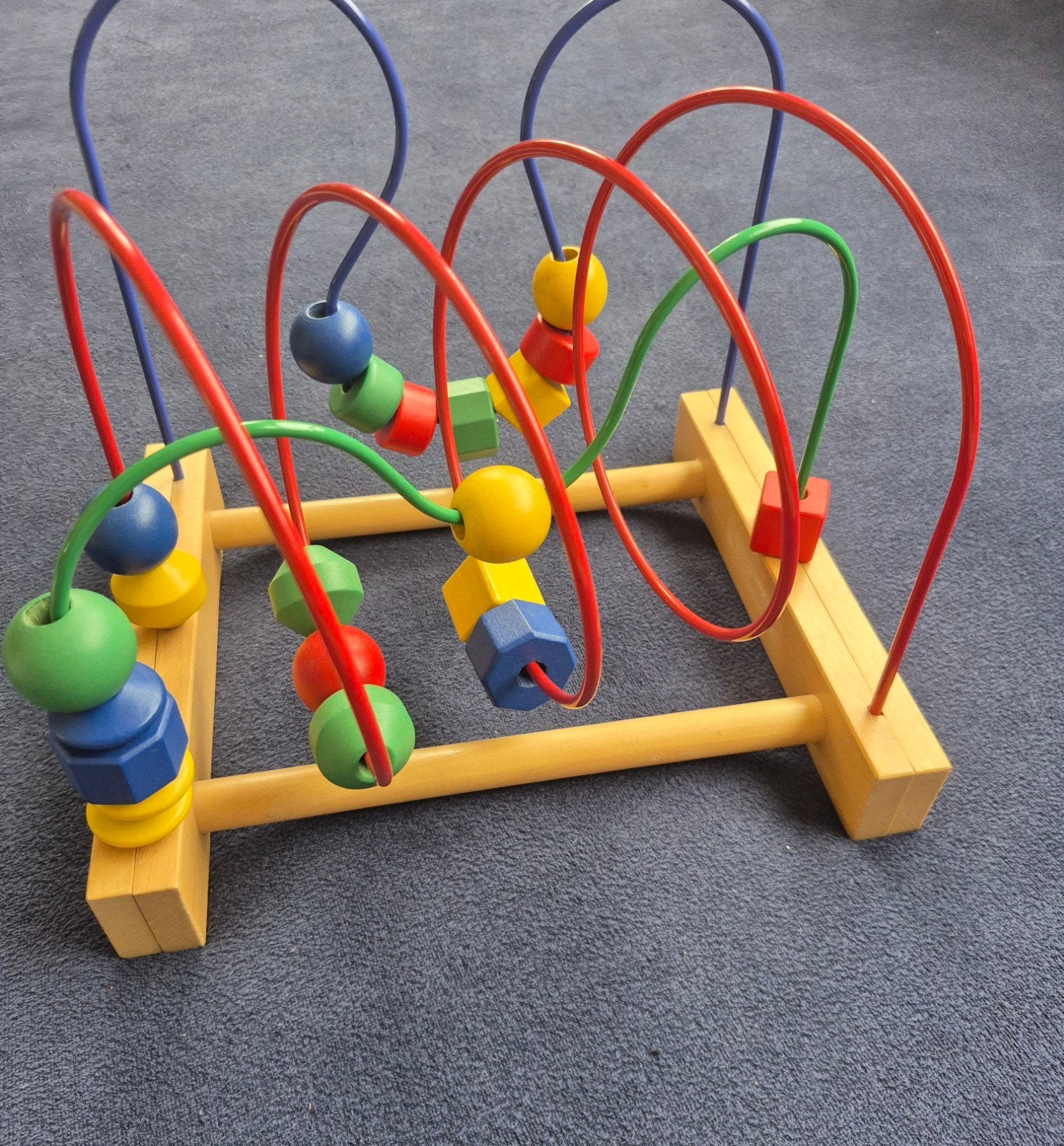 Houten motoriekspiraal, Ophalen