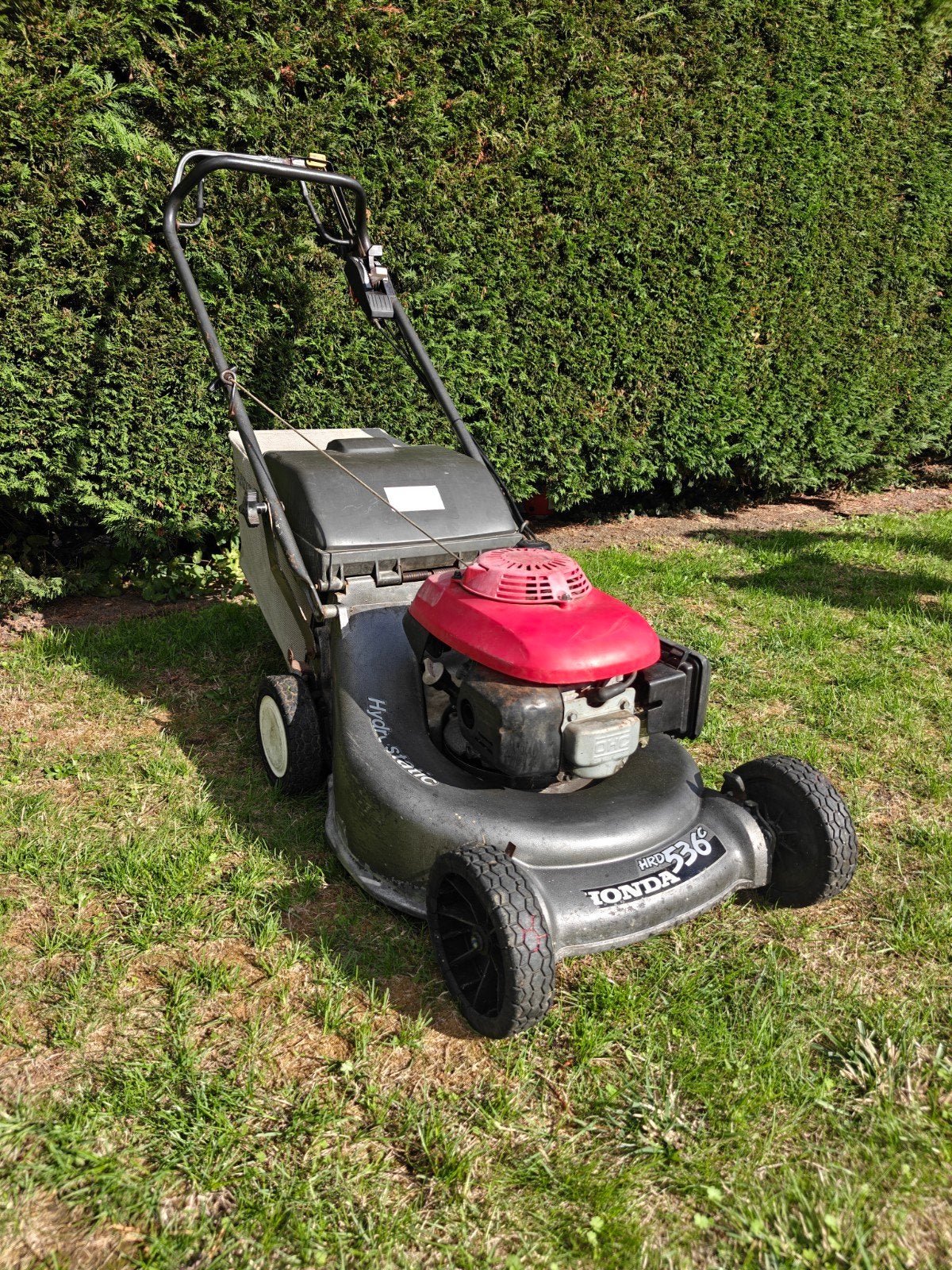 Honda 536C grasmachine, Enlèvement