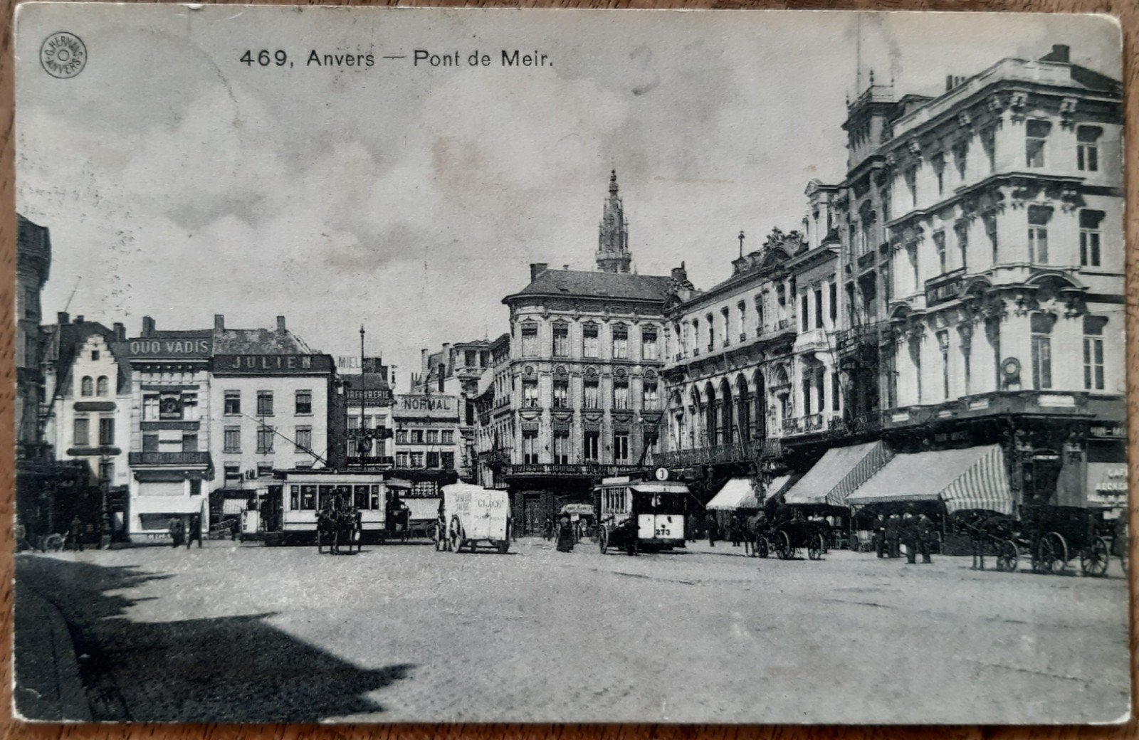 ANTWERPEN ANVERS PONT DE MEIR BRUG, Ophalen of Verzenden, Antwerpen