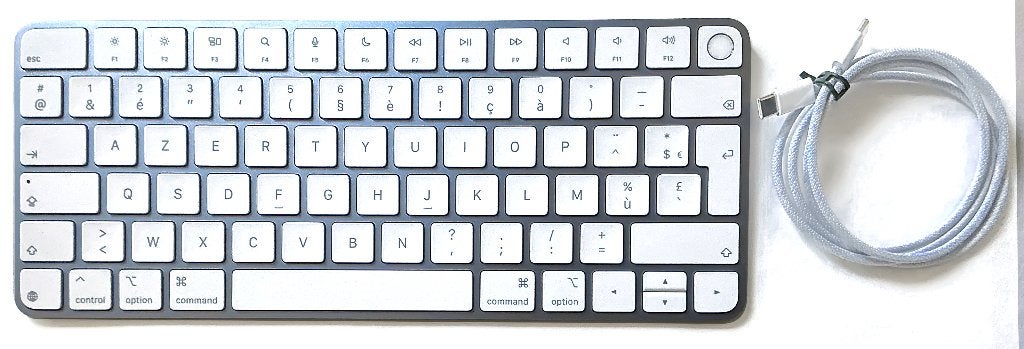 Clavier Apple Azerty avec Touch ID, Neuf, Rechargeable, Enlèvement ou Envoi, Azerty