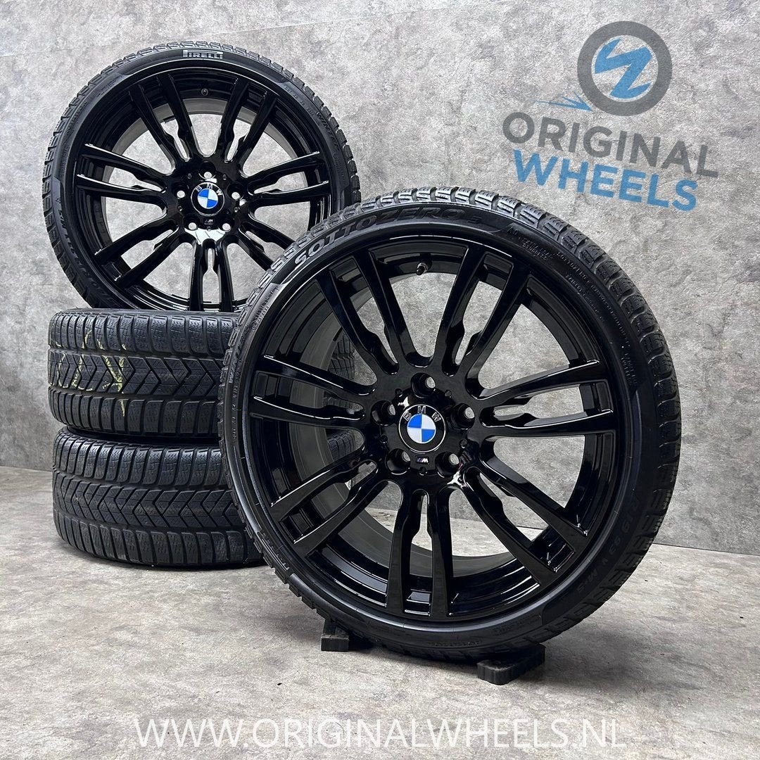 19 inch originele velgen + winterbanden BMW 3 4 serie 403 M, Pneus et Jantes, Pneus hiver, Véhicule de tourisme, -