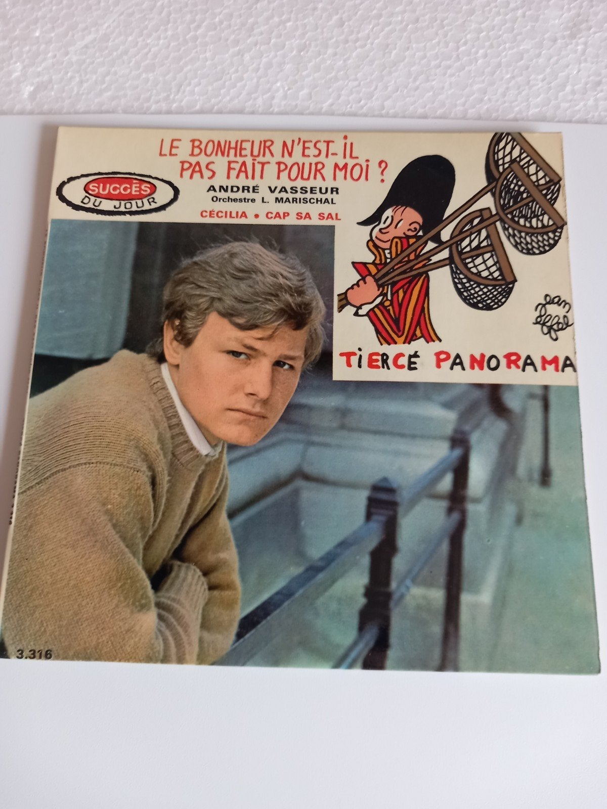 ANDRE'  VASSEUR. LE BONHEUR N'EST IL PAS FAIT POUR MOI. 45 T, EP, EP