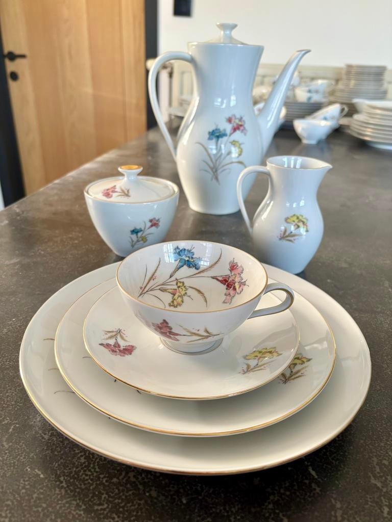 Mitterteich Bavaria servies 12p, Antiek en Kunst, Antiek | Servies compleet, Ophalen
