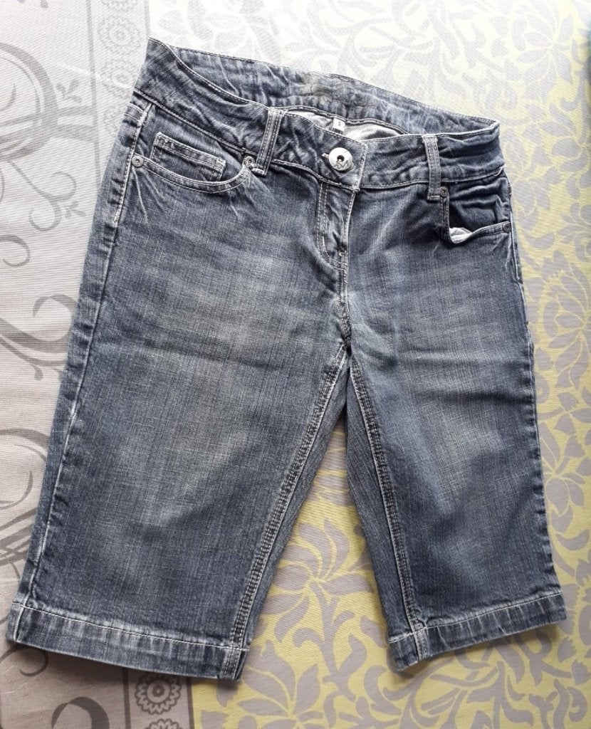 Bermuda - jean noir - JBC - taille S - 5,00€, W28 - W29 (confection 36), JBC, Comme neuf, Noir