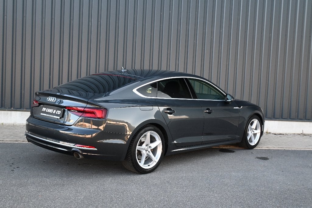 Audi A5 Sportback 2.0TSFIe Carplay, LED, Cruise, Leder, DAB, Auto's, Audi, Dealer onderhouden, 4 cilinders, 1984 cc, Leder