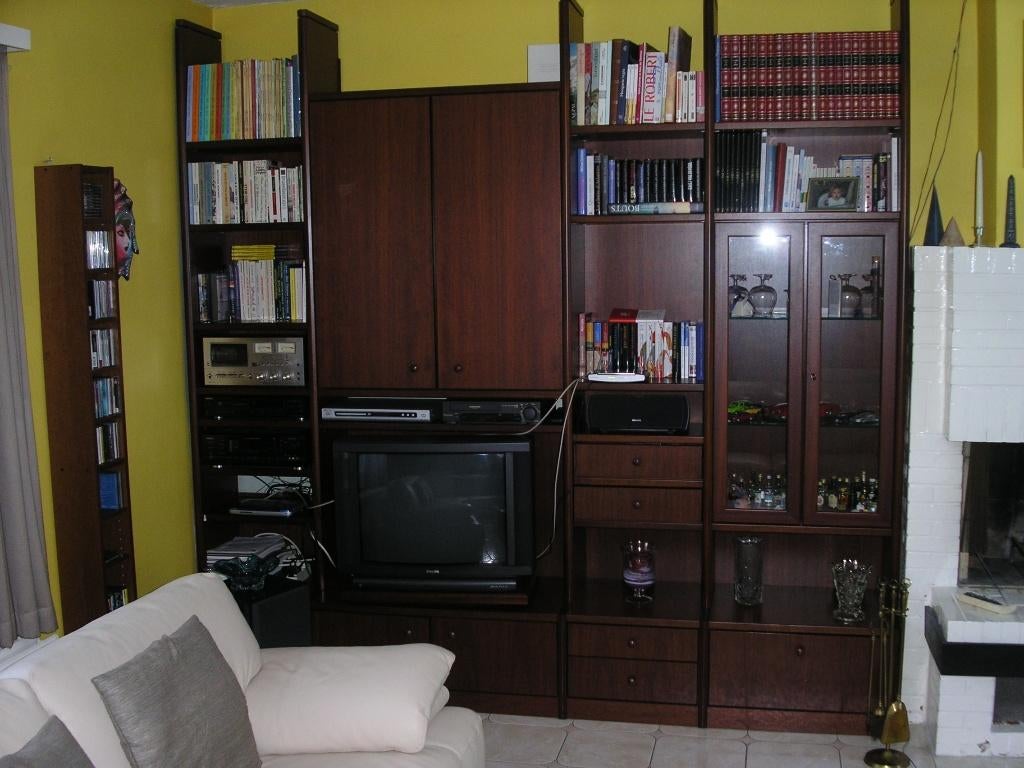 Bibliothèque, 25 à 50 cm, 200 cm ou plus, Acajou, Comme neuf