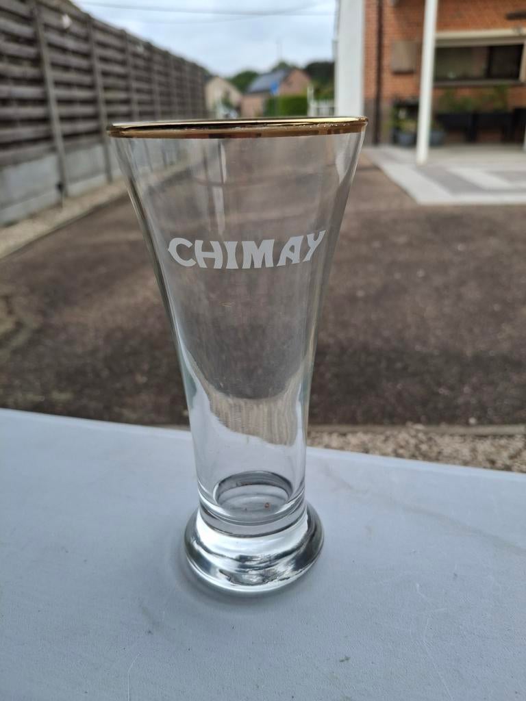 Oud bierglas chimay trappist, Verzamelen, Ophalen of Verzenden
