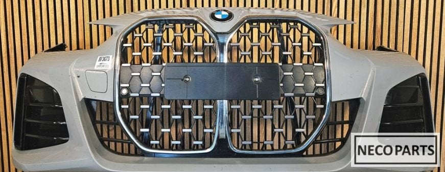 BMW 4 G22 G23 G24 G26 M VOORBUMPER ORIGINEEL ALLES LEVERBAAR, Gebruikt, -, Voor, -