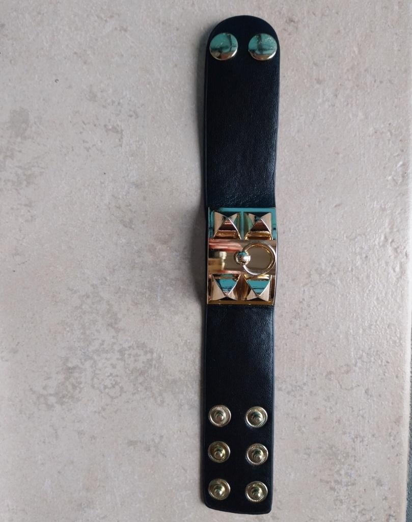Bracelet Hermès neuf, Enlèvement, Neuf, Or, Cuir