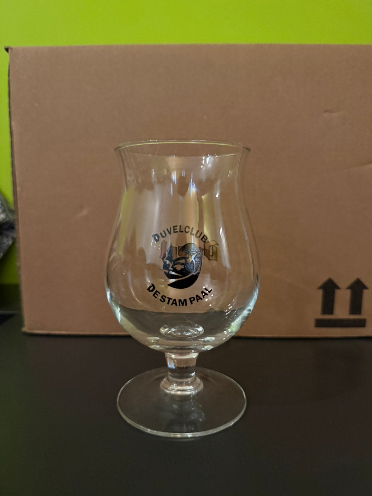 Duvel glas De Stam 5 jaar, Verzamelen, Ophalen, Zo goed als nieuw