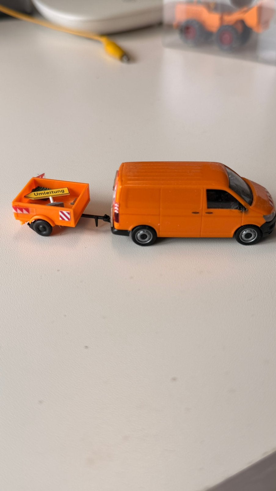 Werf wagen met aanhangwagen, Enlèvement, Comme neuf