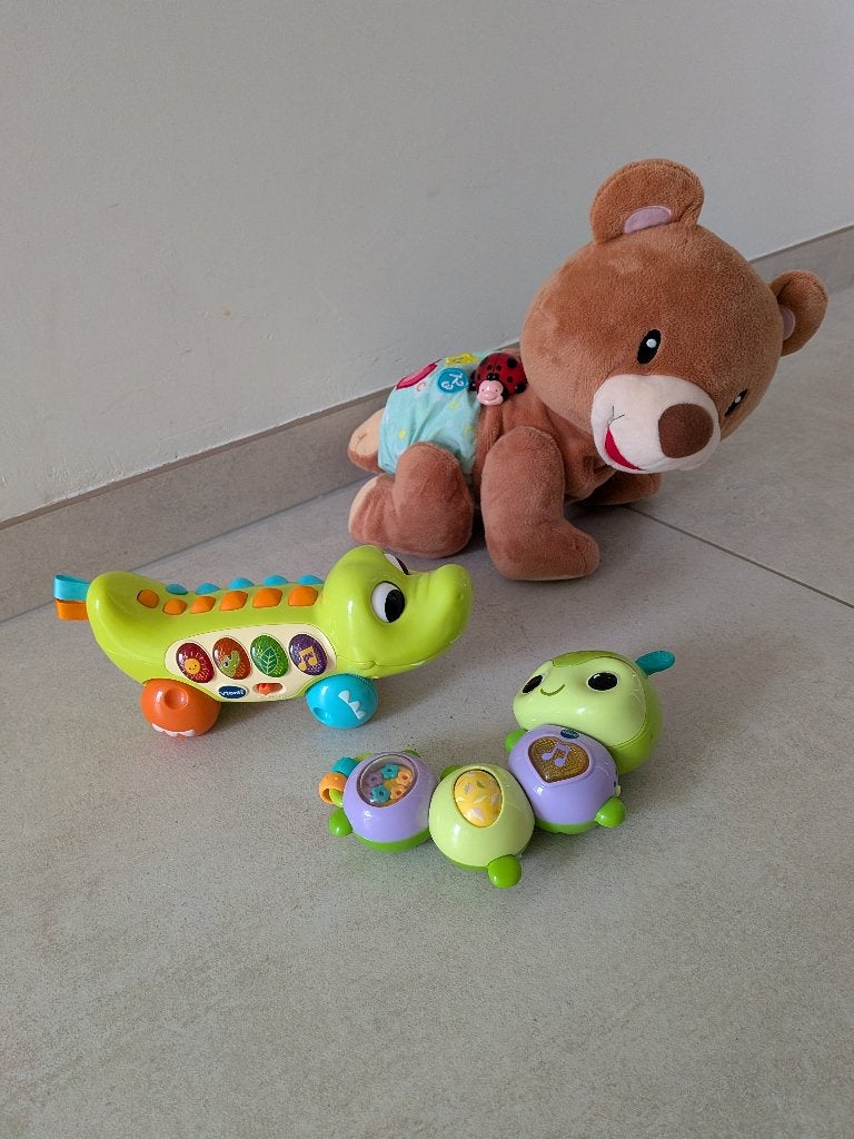 VTech babyspeelgoed, Ophalen, Gebruikt