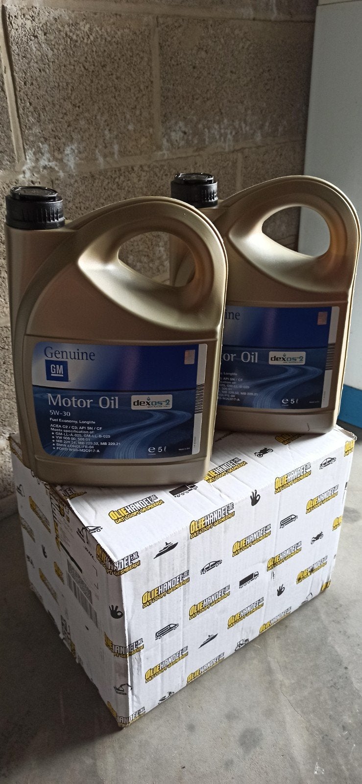 Huile GM Dexos 2 10 litres 5W30, Enlèvement ou Envoi