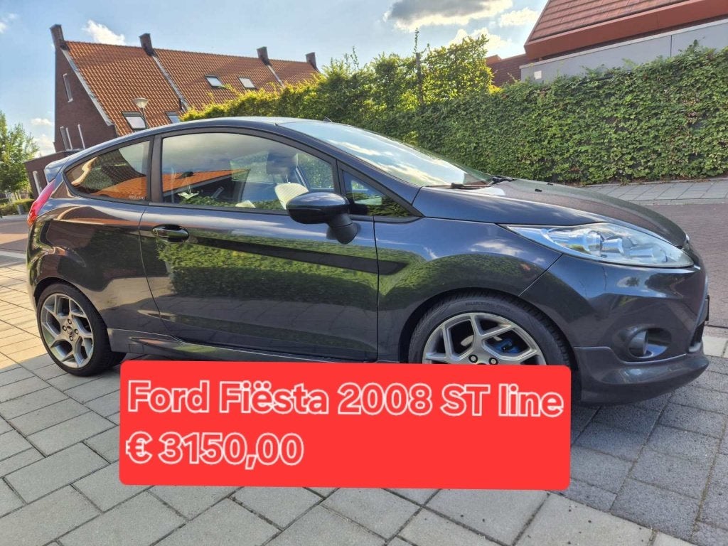 Ford Fiësta st line 120.pk, Auto's, Ford, Stof, 4 cilinders, 1600 cc, Handgeschakeld