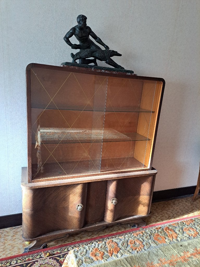 Art Deco vitrinekast Jaren 1930 - 1950 Gratis en nog meer, Antiek en Kunst, Ophalen